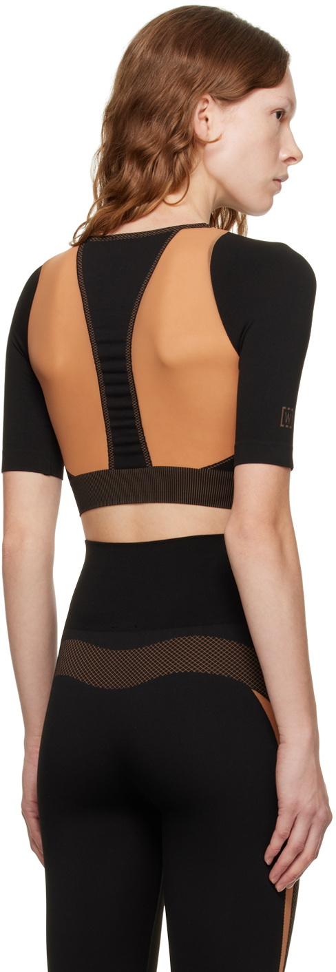 Wolford Black Paneled Top Wolford