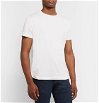 Loro Piana - Silk and Cotton-Blend T-Shirt - White