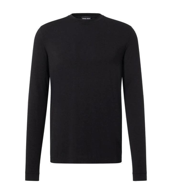 Photo: Giorgio Armani Jersey T-shirt