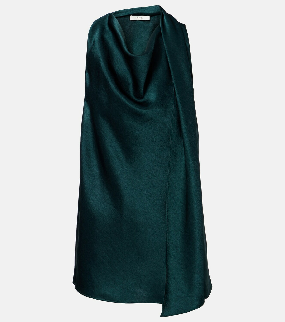 Vince Scarf-detail satin top
