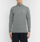 Under Armour - Streaker Striped HeatGear Half-Zip Top - Men - Gray