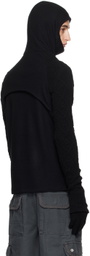 HYEIN SEO Black Techwool Hoodie & Gloves Set