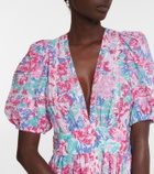 Poupette St Barth Reine floral midi dress
