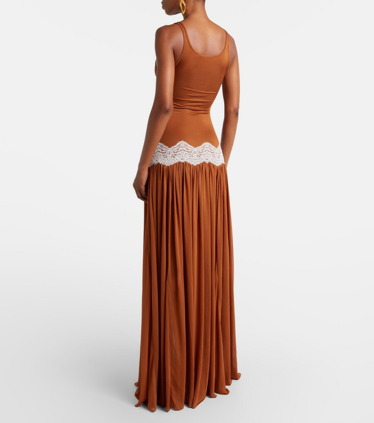 Christopher Esber Cutout lace-trimmed gown