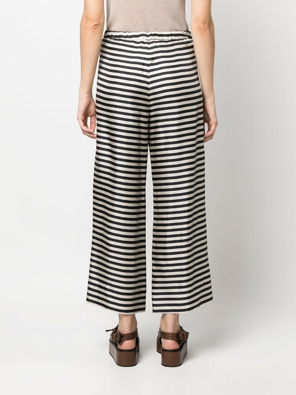 パンツ Max Mara Striped Formal Pants MAX MARA - Striped Silk Trousers Max Mara