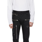 Undercover Black Pocket Zipper Jeans