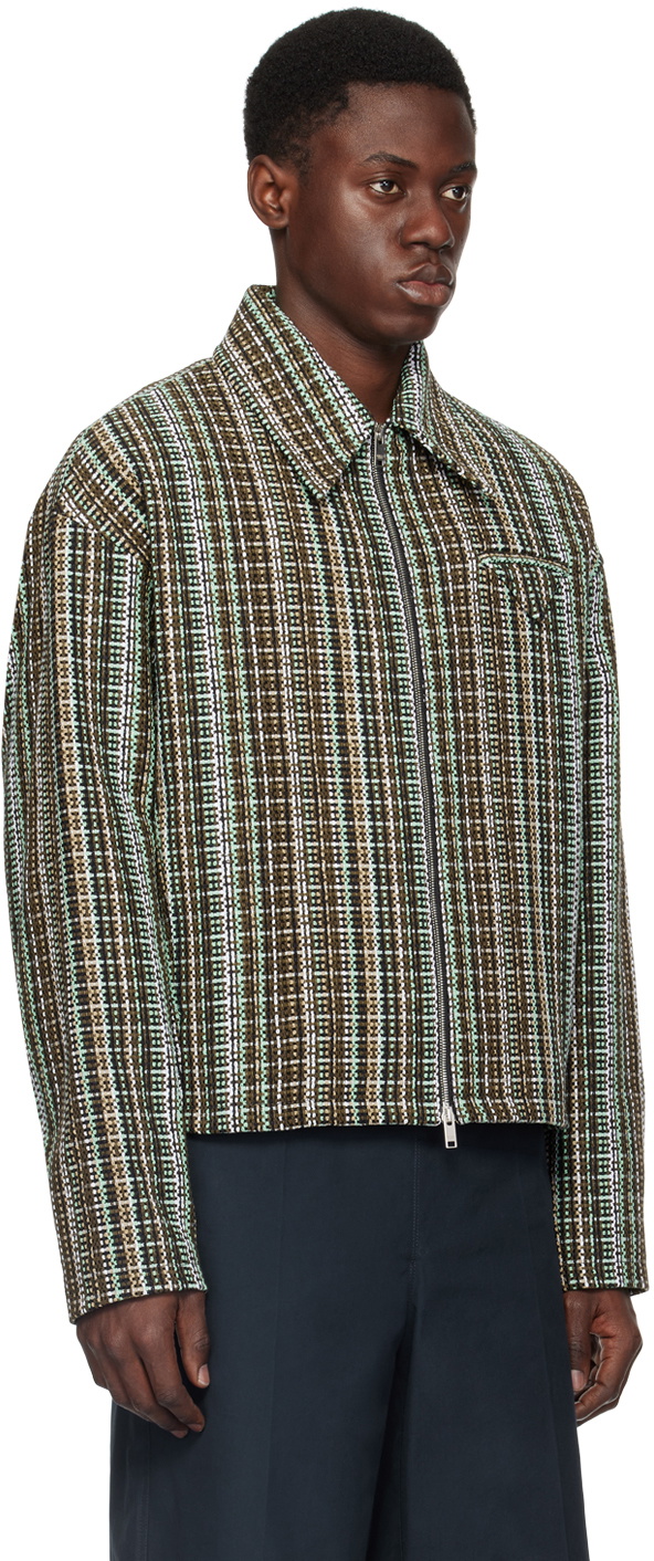 Bottega Veneta Multicolor Check Jacket Bottega Veneta