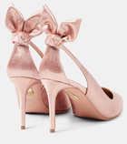 Aquazzura Bow Tie 85 metallic pumps