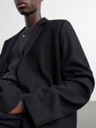 ATON - Wool-Twill Suit Jacket - Black