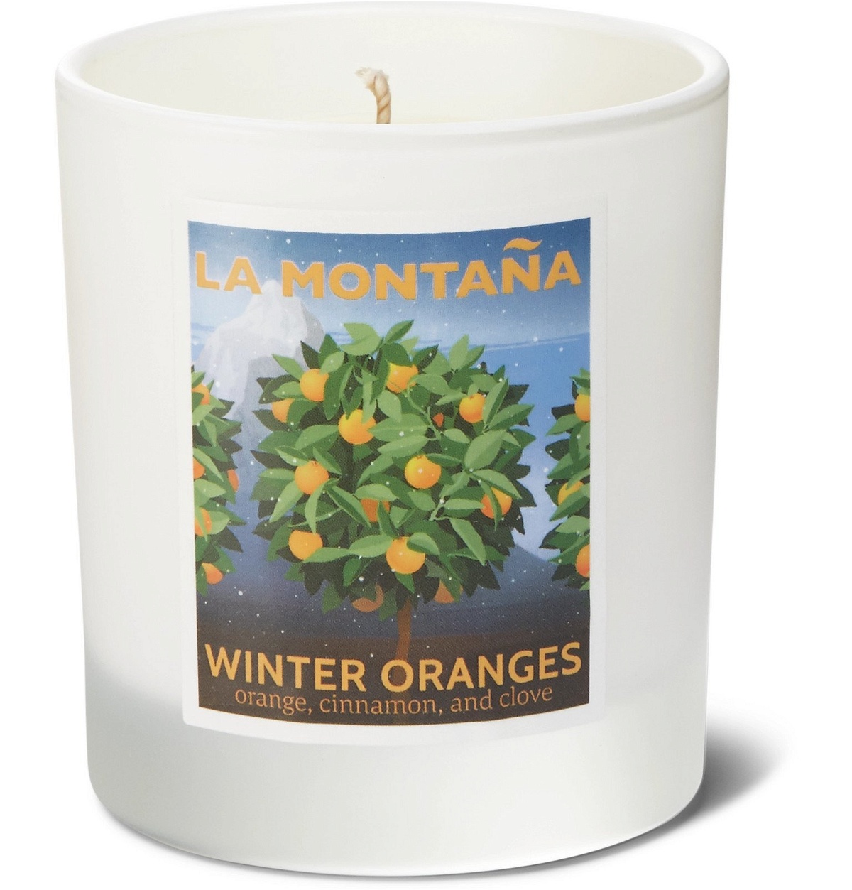 Photo: La Montaña - Winter Oranges Candle, 220g - Colorless