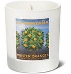 La Montaña - Winter Oranges Candle, 220g - Colorless