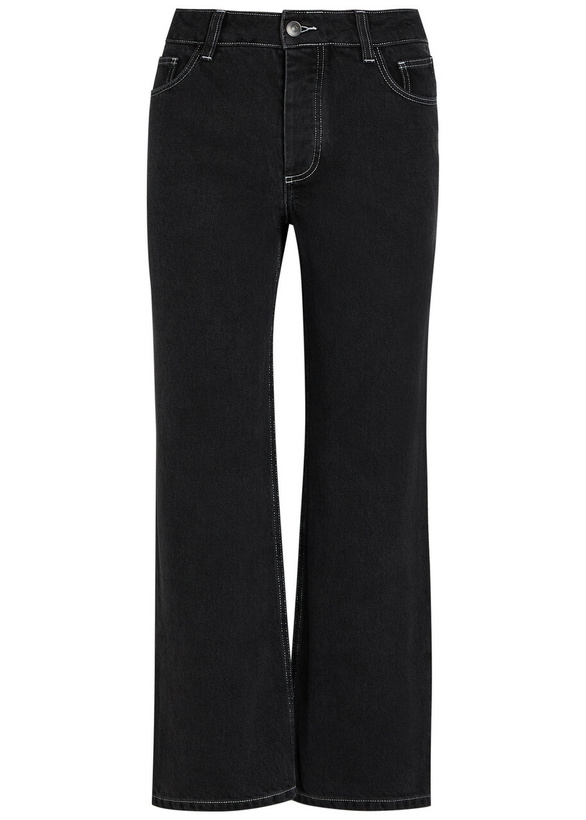 Photo: Liberowe Alec Cropped Straight-leg Jeans Black