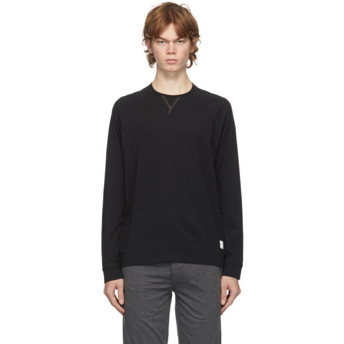 Photo: Paul Smith Black Jersey Long Sleeve T-Shirt