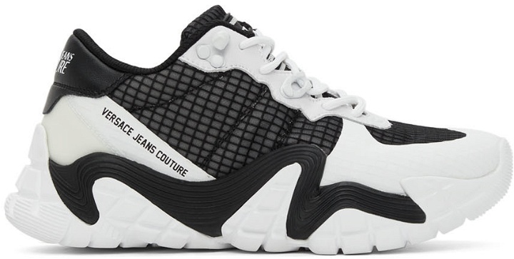 Photo: Versace Jeans Couture White & Black Impulse Sneakers