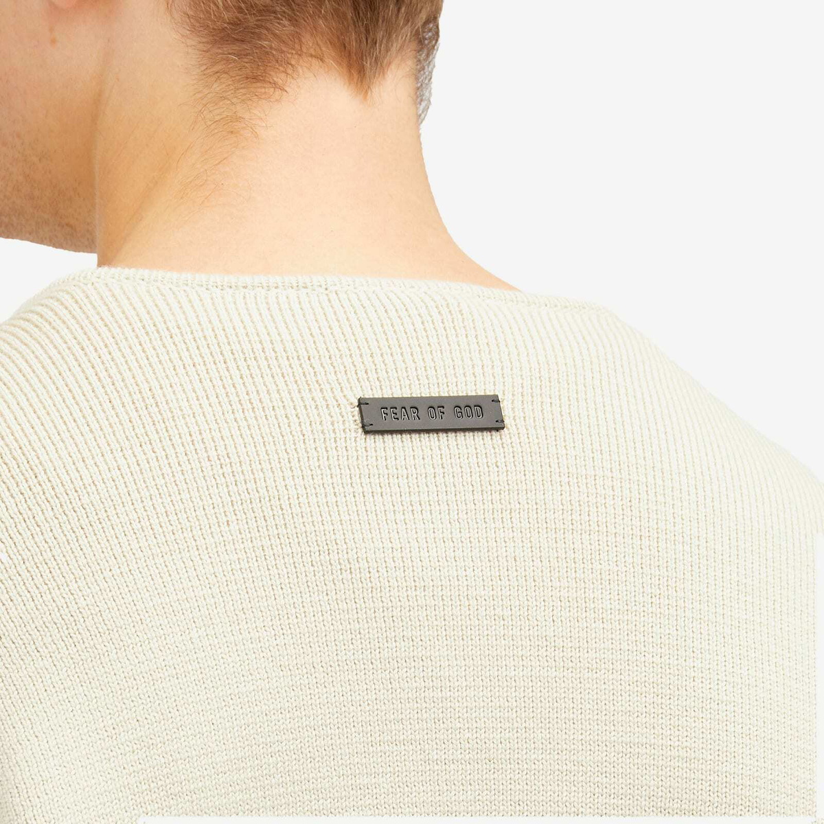 Fear of God Men's Full Zip Sweater Jacket in Lemon Cream