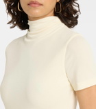 Jil Sander Layered crêpe maxi dress