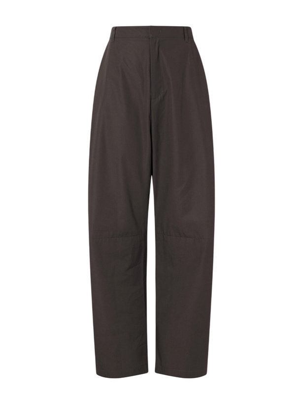 Photo: Amomento - Barrel-Leg Cotton Trousers - Green