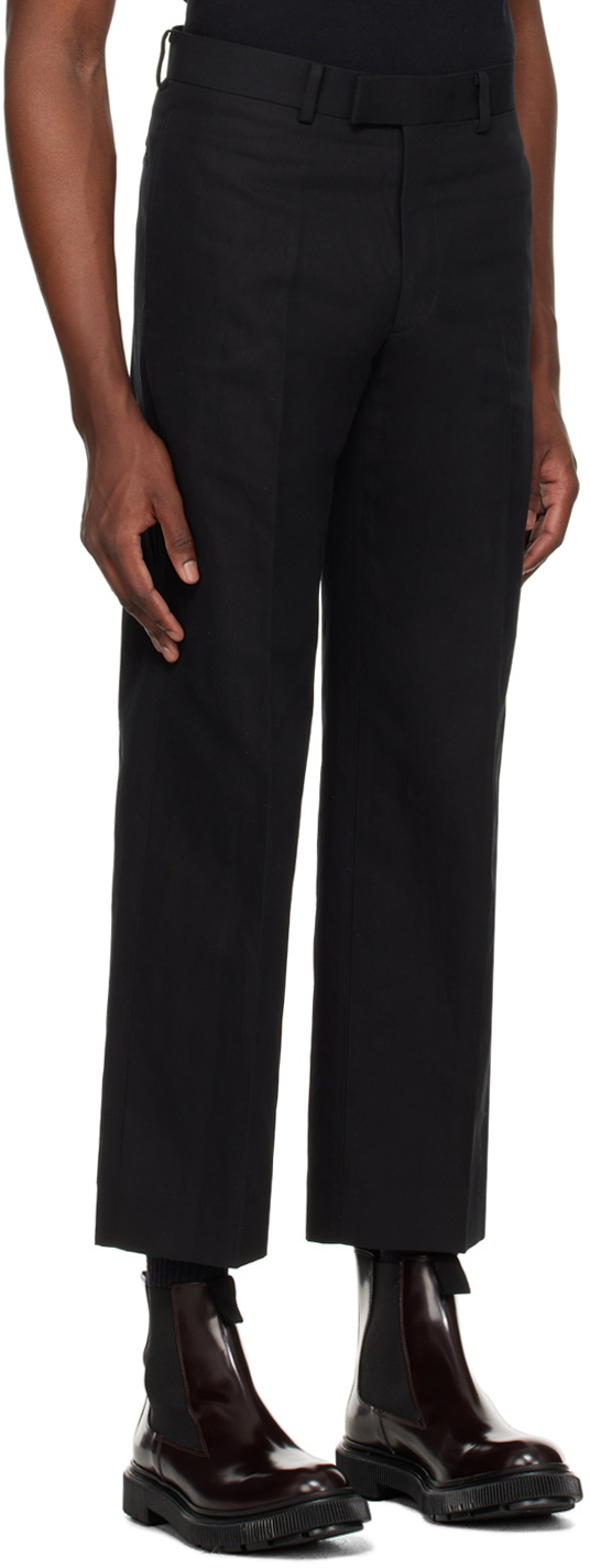 AURALEE Black Hard Twist Finx Trousers Auralee
