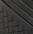 Bottega Veneta - Intrecciato Leather Zipped Cardholder - Men - Black