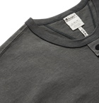 CHAMPION - Craig Green Appliquéd Garment-Dyed Cotton-Jersey T-Shirt - Gray