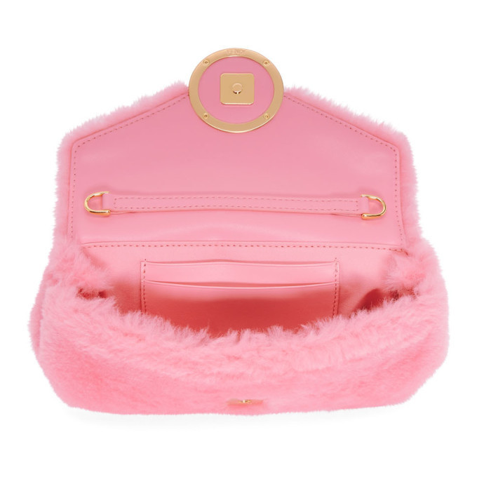 Fendi Pink Shearling F is Fendi Belt Bag