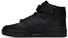 adidas Originals Black Forum Mid Sneakers