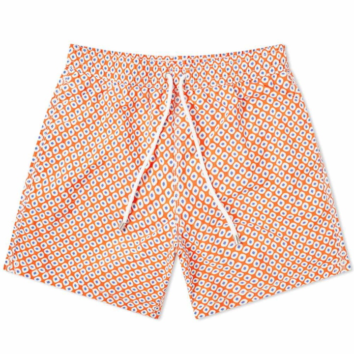 Photo: Hartford Dots Print Swim Short Orange