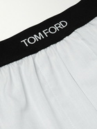 TOM FORD - Cotton Boxer Shorts - Gray