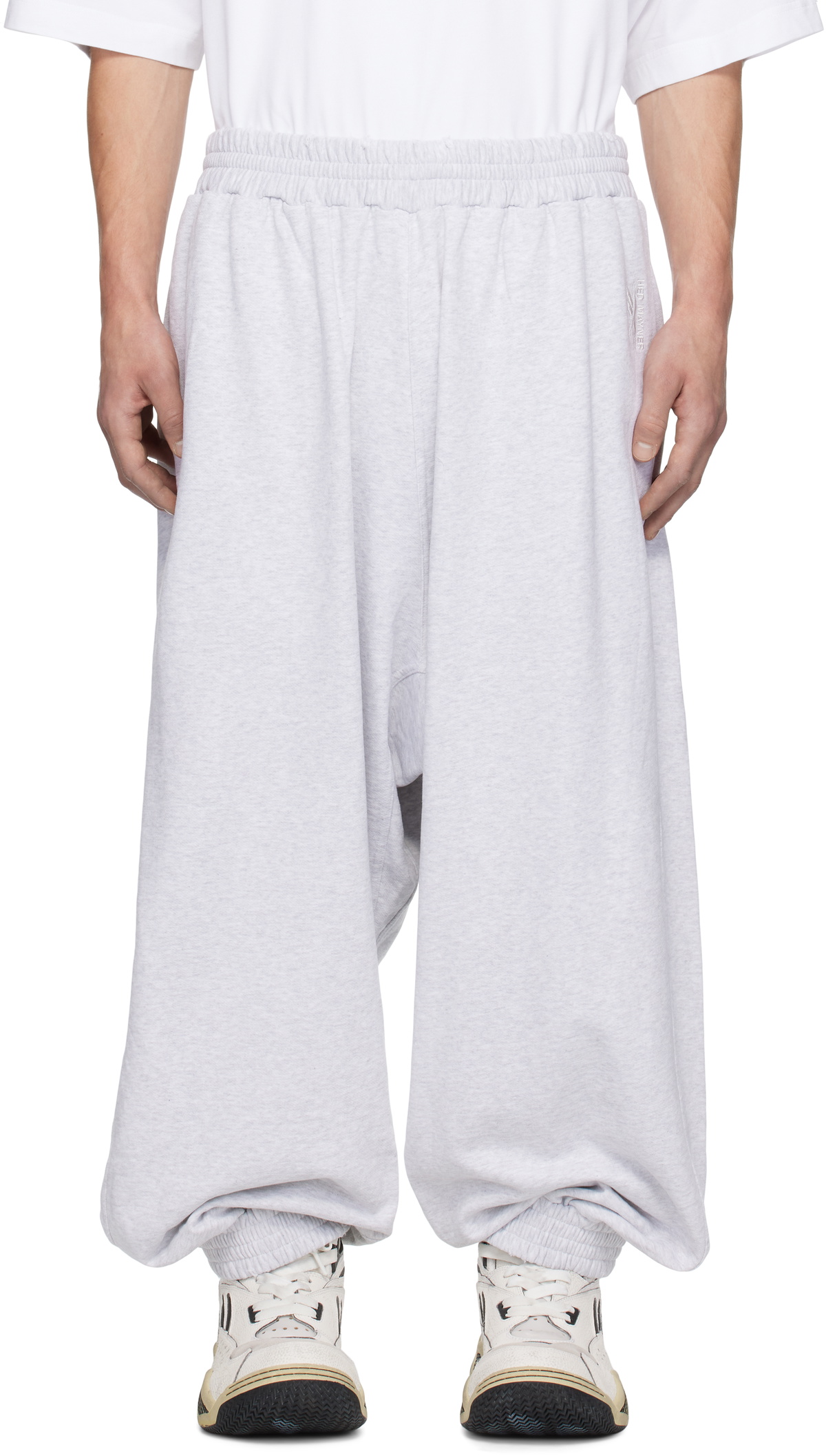 Hed Mayner Gray Reebok Edition Sweat Jogger Sweatpants