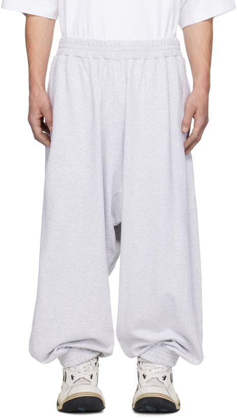 Photo: Hed Mayner Gray Reebok Edition Sweat Jogger Sweatpants