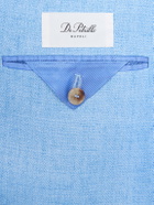 De Petrillo - Double-Breasted Linen Blazer - Blue
