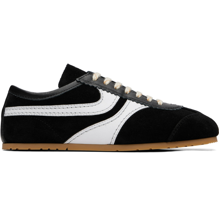 Photo: Dries Van Noten Black Suede Sneakers