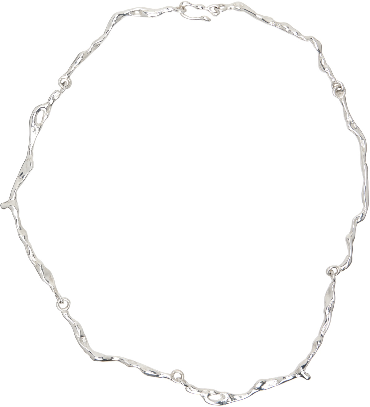 FARIS Silver Gobbo Necklace Faris