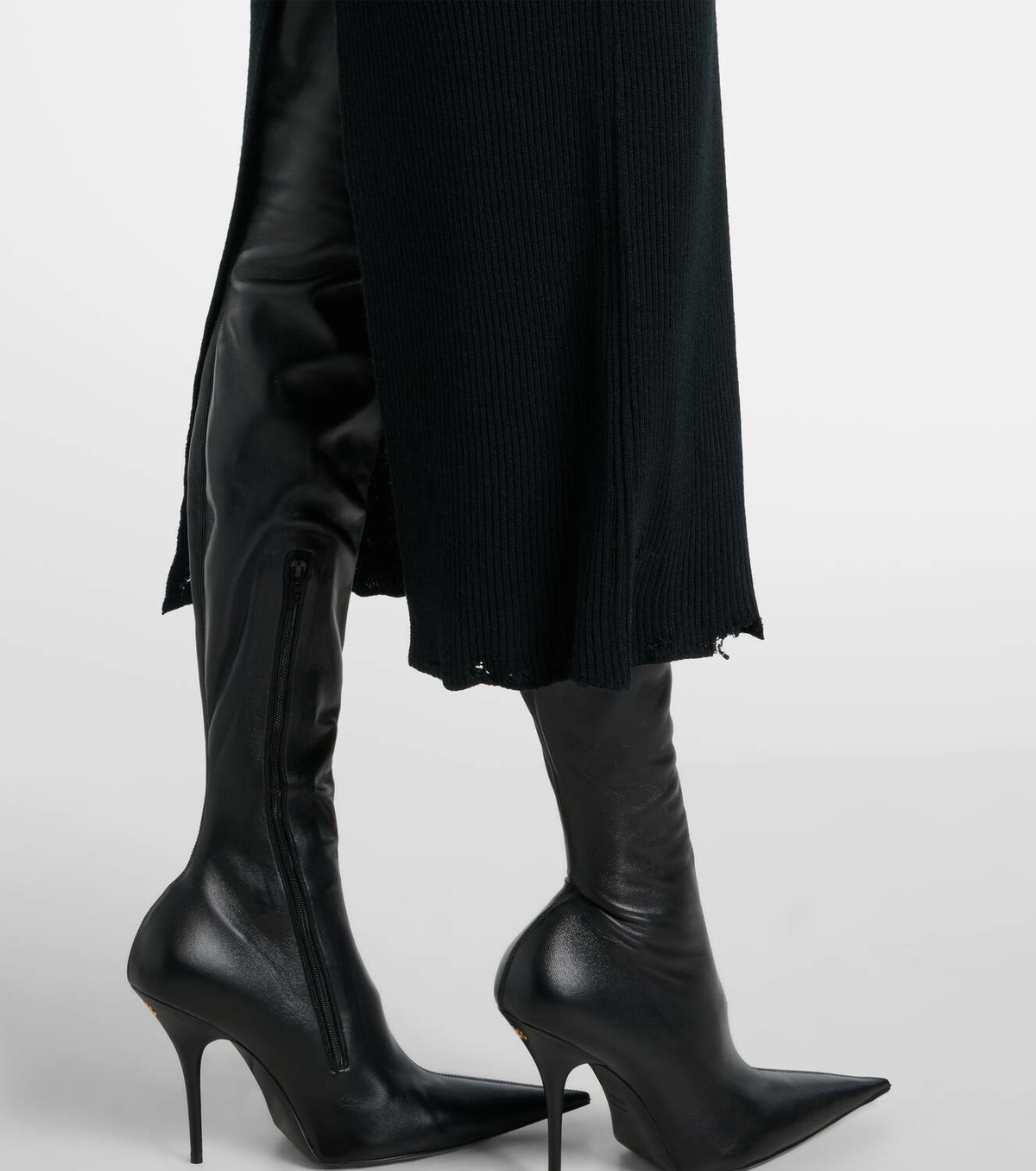 Balenciaga Wool-blend midi dress