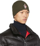 Moncler Grenoble Wool Logo Beanie