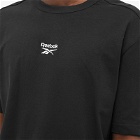 Reebok Men's Classic Vector T-Shirt in Black/Chalk