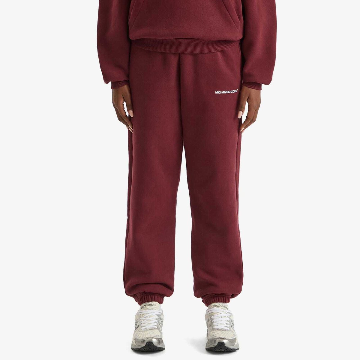 MKI Women's Uniform Joggers Presented by END. in Burgundy/White