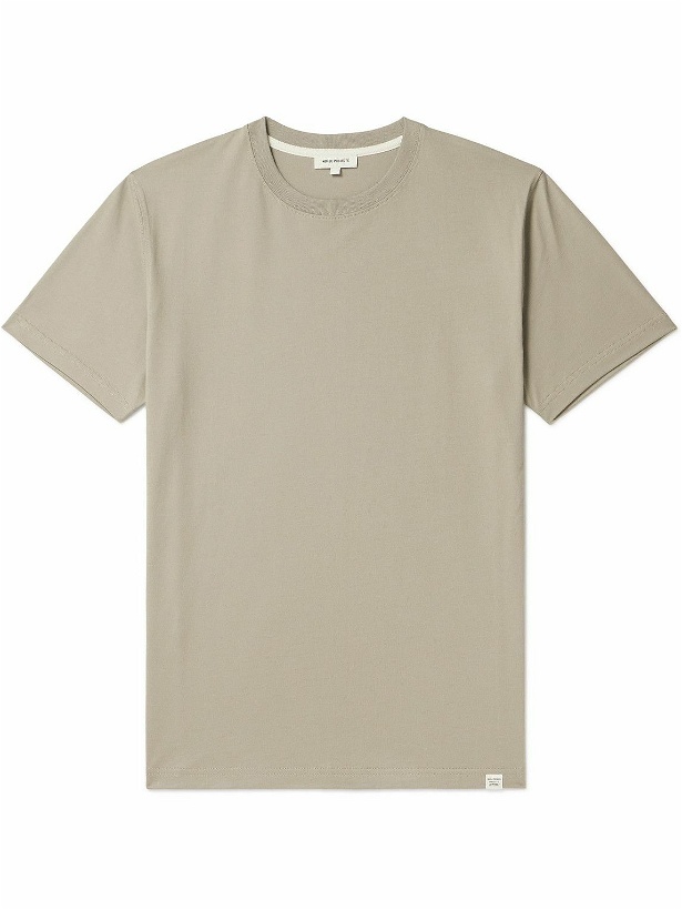 Photo: Norse Projects - Niels Organic Cotton-Jersey T-Shirt - Neutrals