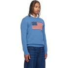 Polo Ralph Lauren Blue 'The Iconic Flag' Sweater