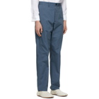 Maison Margiela Blue Cotton Chino Trousers