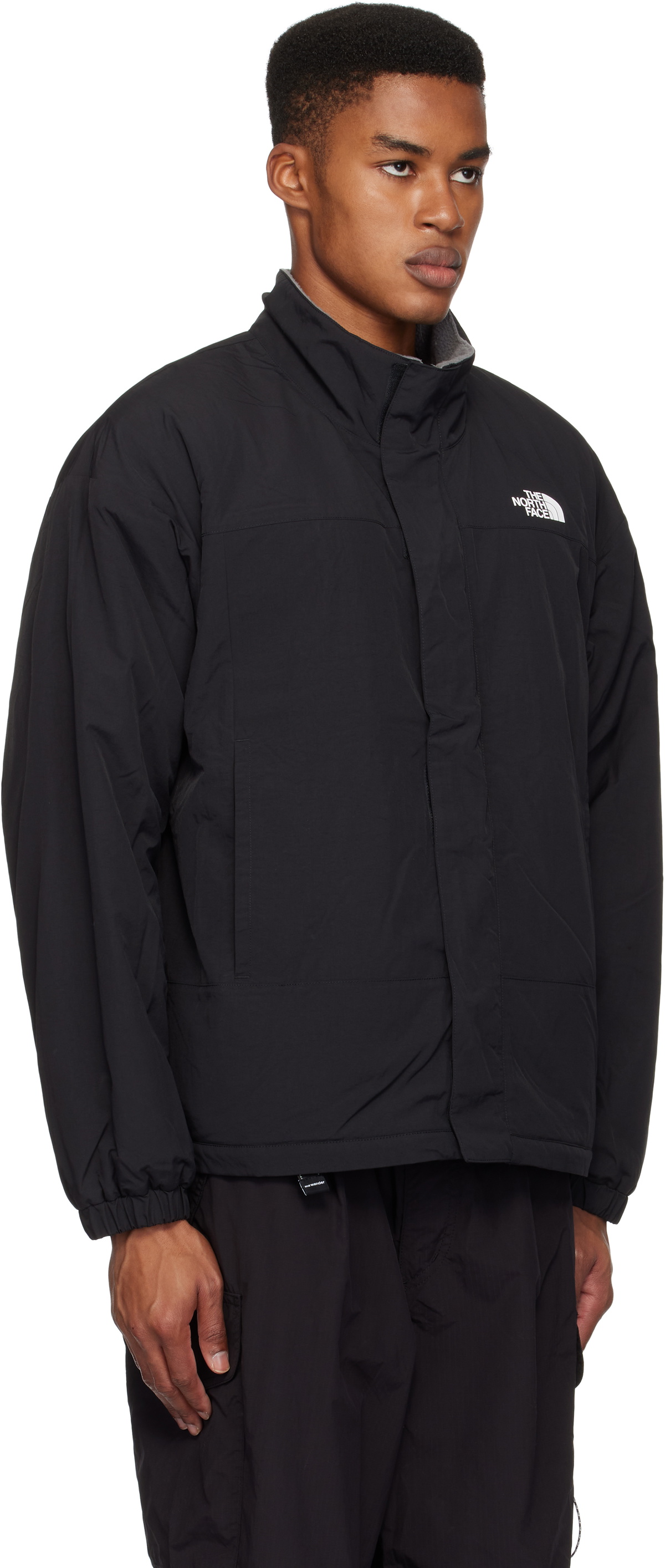The North Face Black & Gray Yumiori Reversible Jacket The North Face