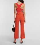 Stella McCartney - High-rise pleated pants