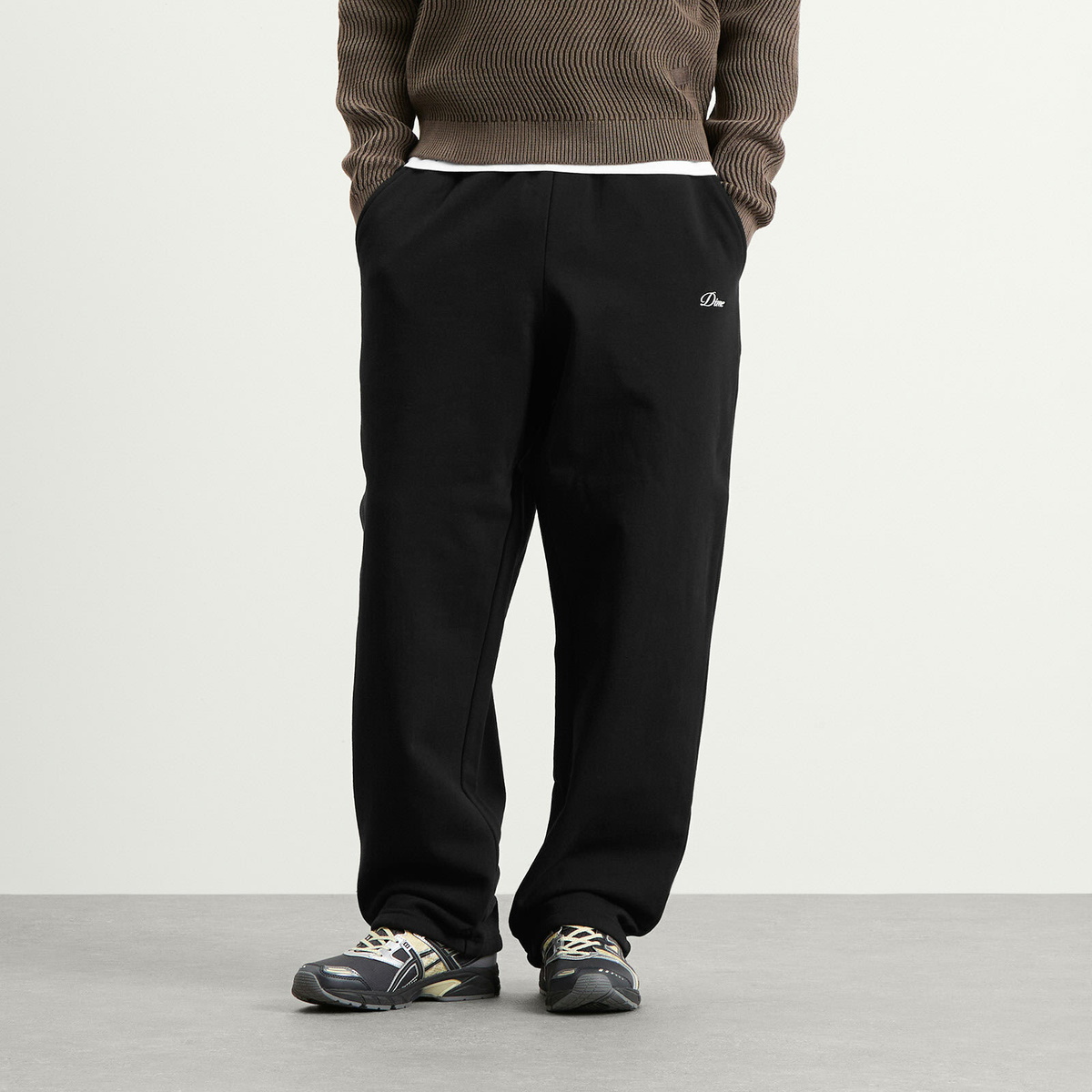 Dime Men's Cursive Logo Sweatpants in Black