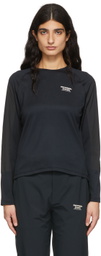 Pas Normal Studios Black Escapism Long Sleeve Sport Top