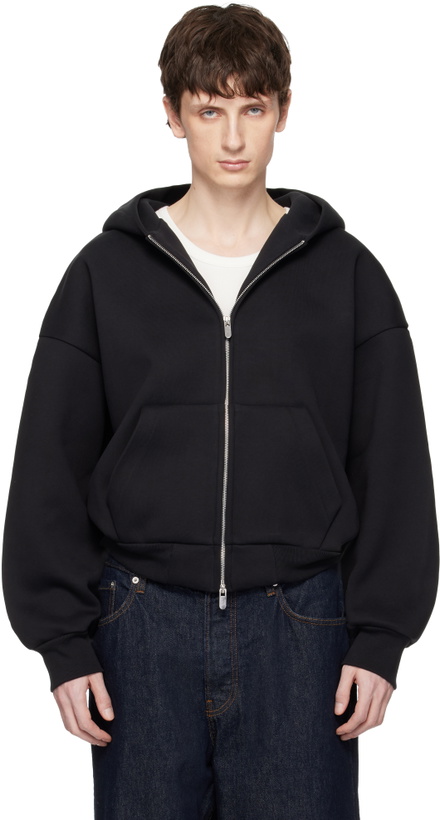 Photo: Seventh Black V2 Zipped Hoodie