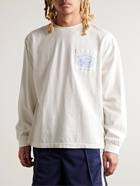 CHERRY LA - Printed Cotton-Jersey T-Shirt - Neutrals