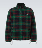 Miu Miu Checked teddy jacket