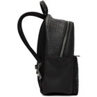 Fendi Black Embossed Forever Fendi Backpack