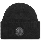 Canada Goose - Logo-Appliquéd Merino Wool Beanie - Black