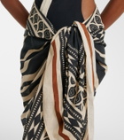 Johanna Ortiz Printed cotton beach cover-up
